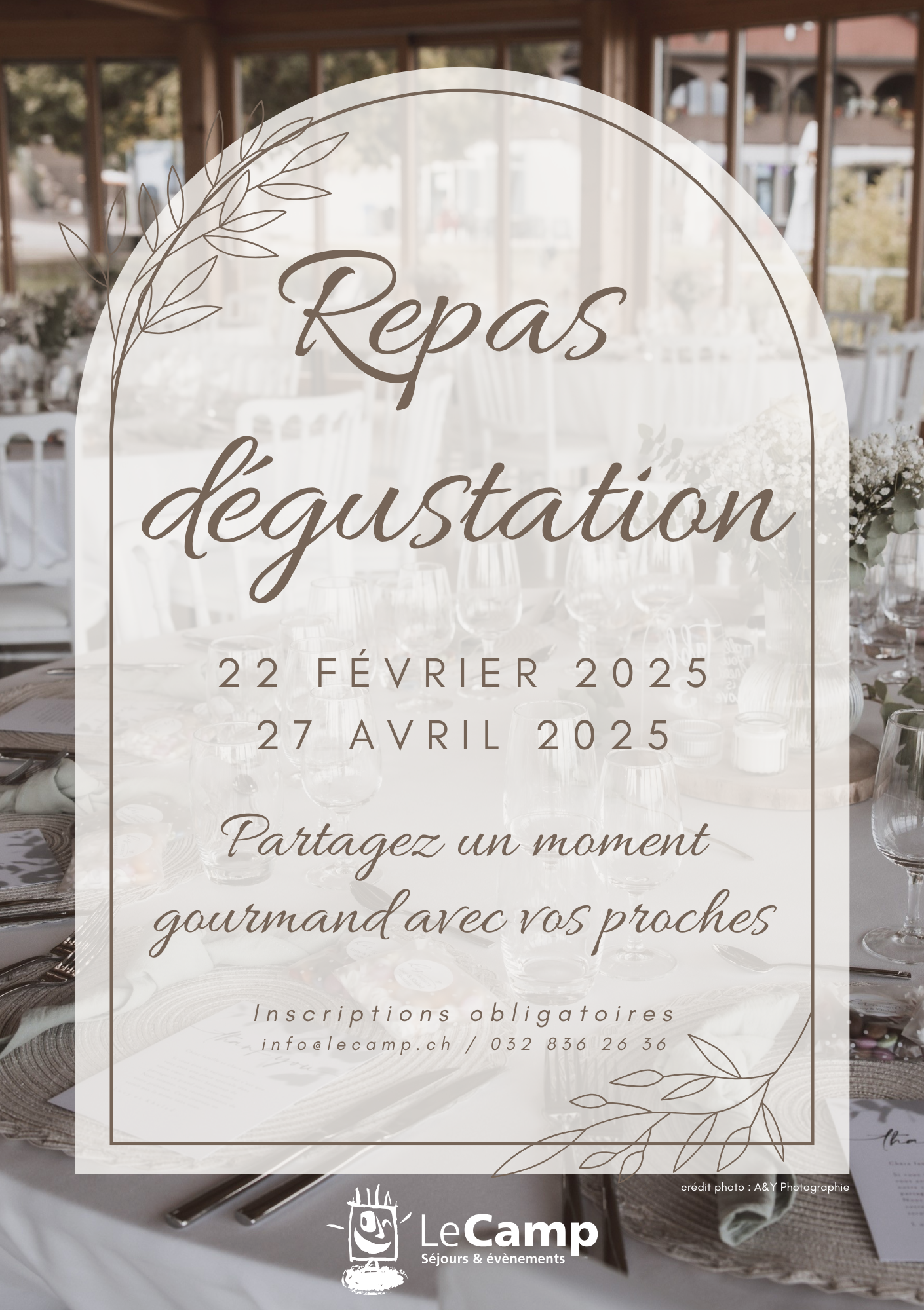 Flyer 2025 Repas dégustation 1