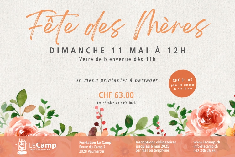 Fête des mères - dimanche 11 mai 2025