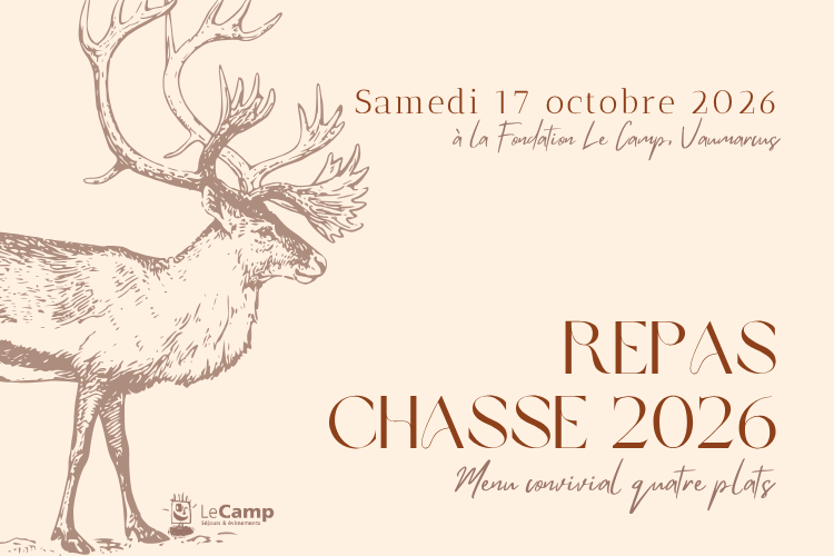 Le Repas de Chasse revient au Camp le 17 octobre 2026 🍂